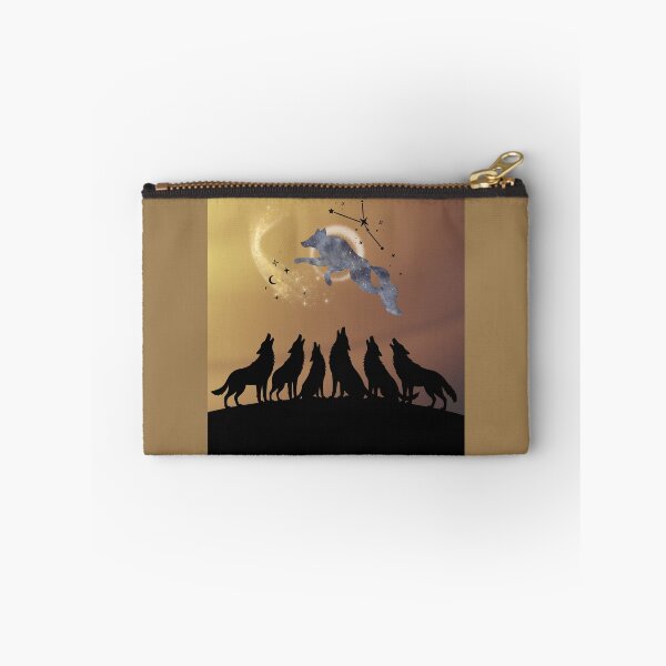 Item preview, Wolf Constellation – Celestial Howl Under the Night Sky designed and sold by GeoWild Designs.
