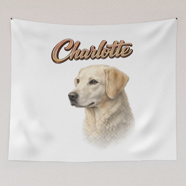 Item preview, Charlotte Dog Zodiac — Loyalty, Honesty and Protective Spirit of the Chinese Dog designed and sold by AlexLineArt.