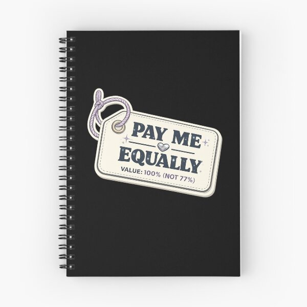 Item preview, Pay Me Equally – Equal Pay Rights Women’s Day Equality Message designed and sold by PunchDrop.