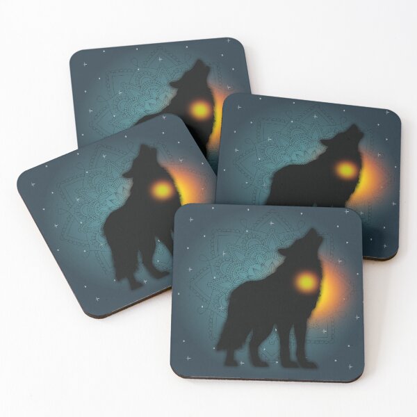 Item preview, Wolf Spirit Mandala – Sacred Forest Guardian designed and sold by GeoWild Designs.