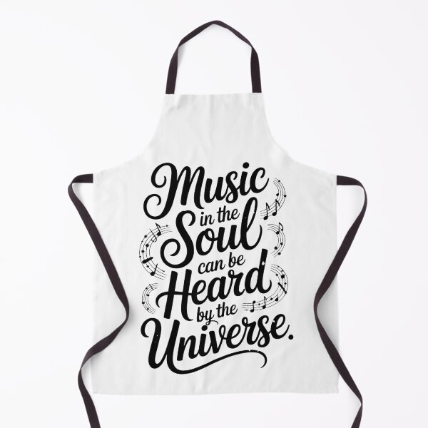 Item preview, Music in the Soul Can Be Heard by the Universe – Inspirational Music Quote designed and sold by TipTop GFX.