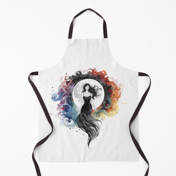 Item preview, A Mystical Moon Goddess in a Swirly Design designed and sold by Soulstar Designs.