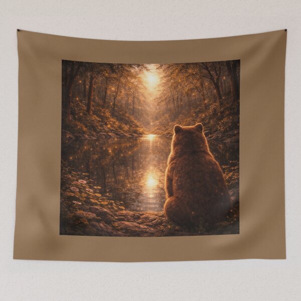 Item preview, Bear – The Watcher | Reflections of the Wild designed and sold by GeoWild Designs.