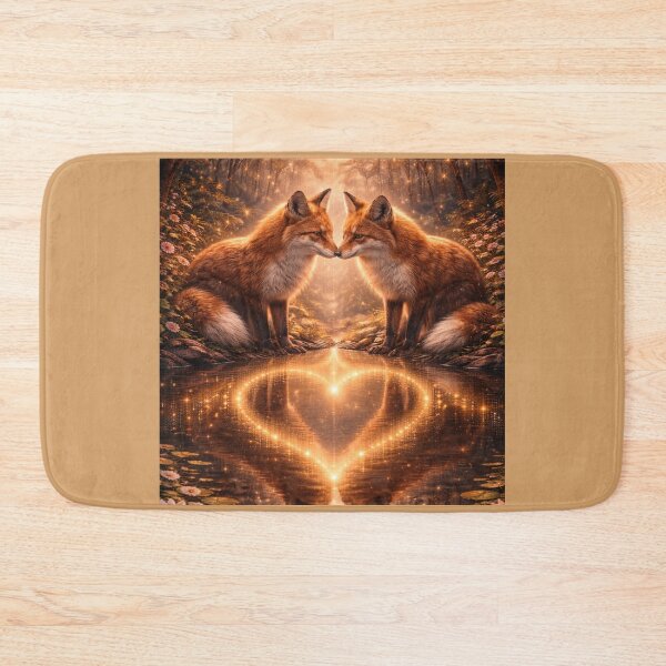 Item preview, Foxes – Soulmate Spirits Reflection Art designed and sold by GeoWild Designs.