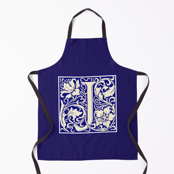 Item preview, William Morris Vintage Letter J Monogram Initial Blue designed and sold by Jeallan Designs.