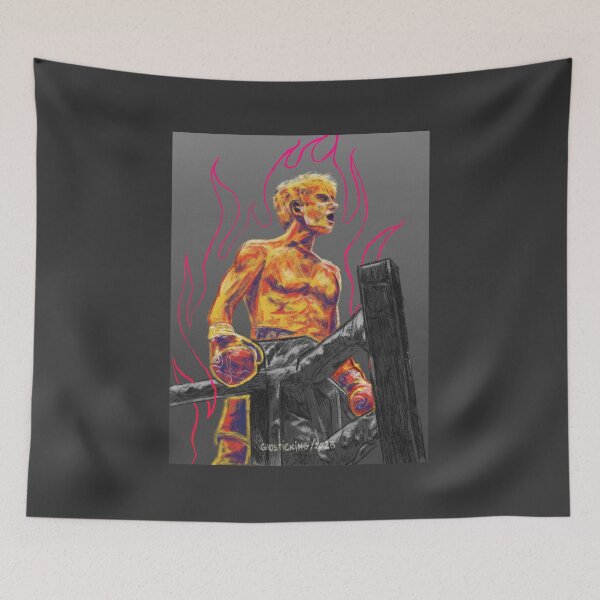 Item preview, Soft Boi Fire Boxer Illustration designed and sold by ghostieking.