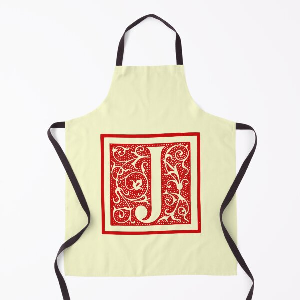 Item preview, Vintage Letter J Monogram Initials Red designed and sold by Jeallan Designs.