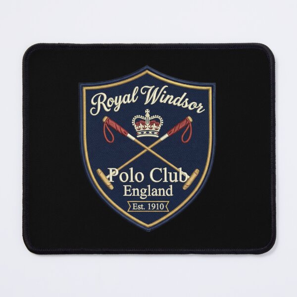 Item preview, Vintage Polo Crest Emblem – Classic British Equestrian Shield designed and sold by Maisonsucces.