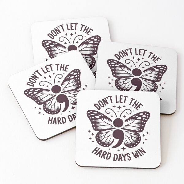 Item preview, Don't Let The Hard Days Win designed and sold by FreakamaGeek.