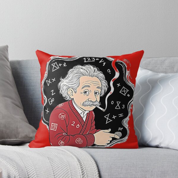 Item preview, Albert Einstein Cartoon – Math Genius Art designed and sold by Dark-Circuit-Haven.