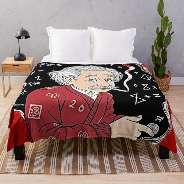 Item preview, Albert Einstein Cartoon – Math Genius Art designed and sold by Dark-Circuit-Haven.