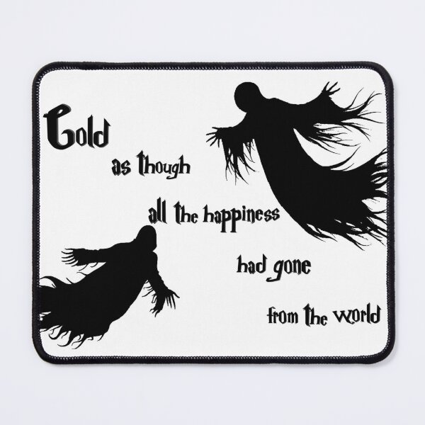 Item preview, When All the Happiness Is Gone – Dark Wraith Quote Design designed and sold by inallusha.
