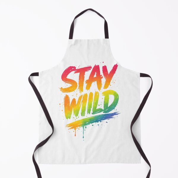 Item preview, Stay Wild Rainbow Font Graffiti Design designed and sold by MWShirtDesign.
