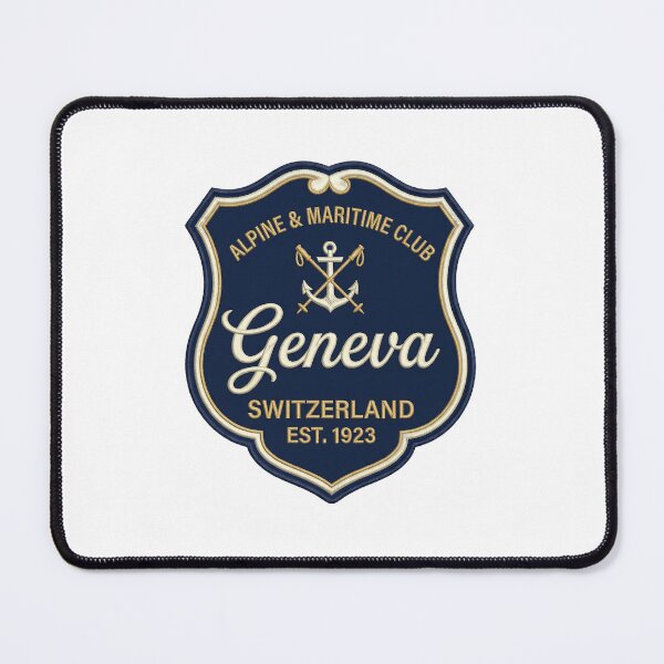 Item preview, Geneva Alpine Maritime Club Crest – Vintage Switzerland Emblem designed and sold by Maisonsucces.
