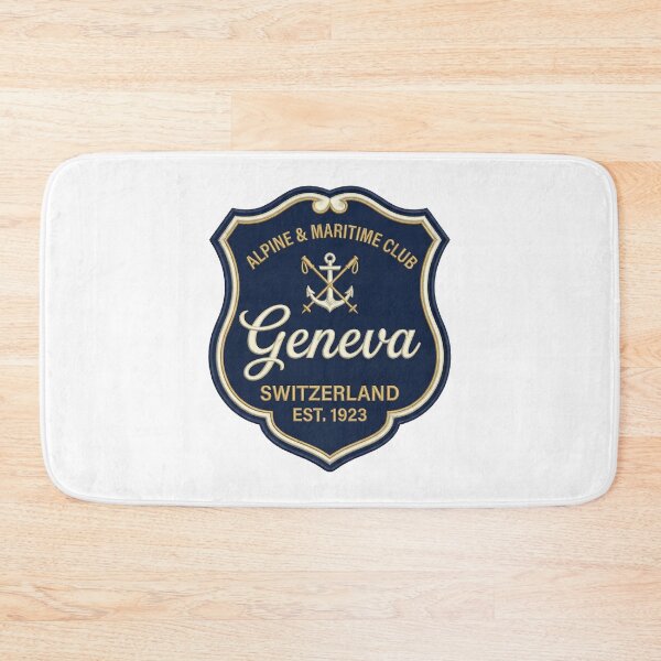 Item preview, Geneva Alpine Maritime Club Crest – Vintage Switzerland Emblem designed and sold by Maisonsucces.