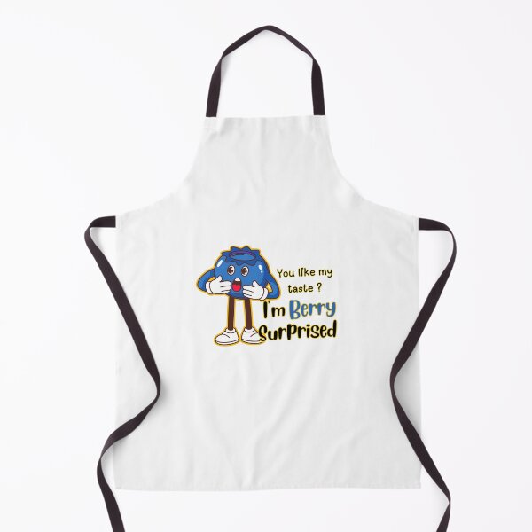 Item preview, I'm Berry Surprised Blueberry Taste Pun Art designed and sold by The-Melon-Cart.