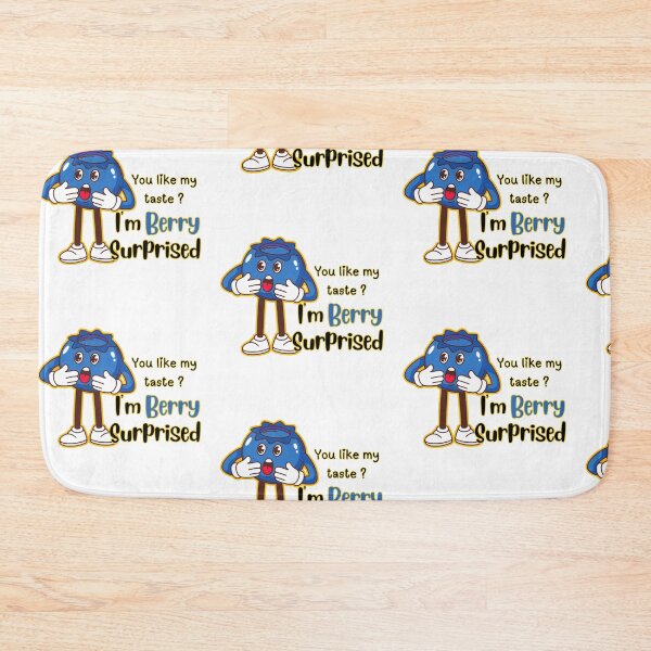 Item preview, I'm Berry Surprised Blueberry Taste Pun Art designed and sold by The-Melon-Cart.