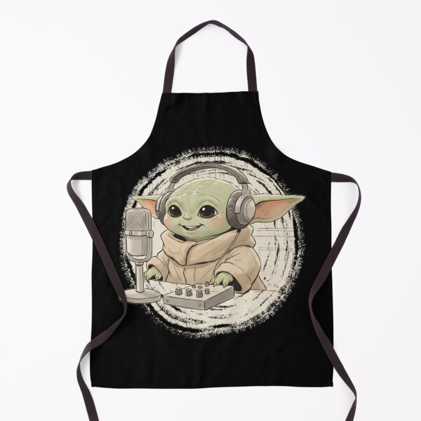 Item preview, BABY YODA RADIO HOST designed and sold by LIS AND MELIVERSO.