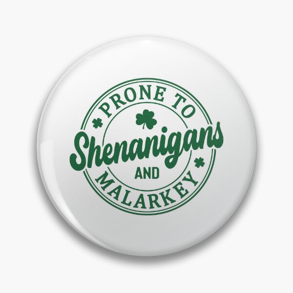 Item preview, St Patrick's Day Shirt Prone To Shenanigans And Malarkey Shamrock Shirt Funny Irish Shirt St Pattys Day Shirt St Patricks Day Gift designed and sold by LessIsLoud.