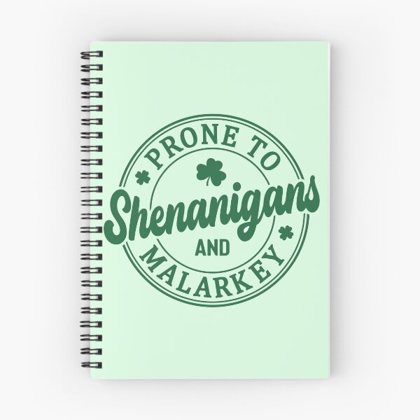 Item preview, St Patrick's Day Shirt Prone To Shenanigans And Malarkey Shamrock Shirt Funny Irish Shirt St Pattys Day Shirt St Patricks Day Gift designed and sold by LessIsLoud.