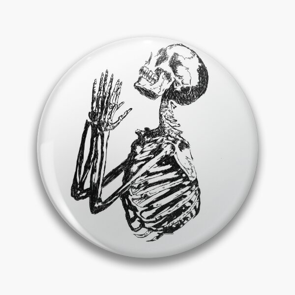 Item preview, Praying skeleton designed and sold by theartsclubshop.