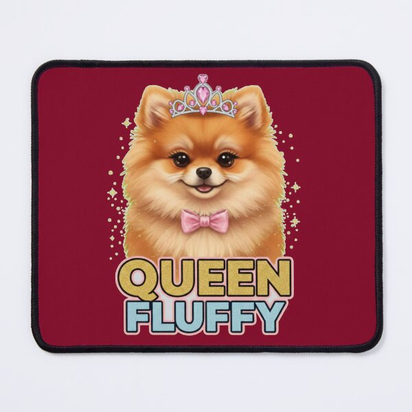 Item preview, Queen Fluffy Pom Paws - Cute Royal Pomeranian designed and sold by Fluffy Pom Paws.