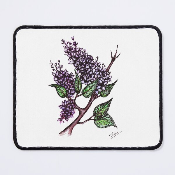 Item preview, Watercolour Lilacs Botanical Art Floral Sketch designed and sold by toriacassidy.