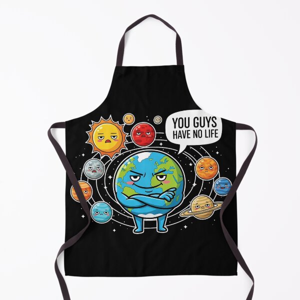Item preview, Copy of Funny Solar System Funny Eclipse Cartoon – Lunar, Solar & Apocalypse Space Humor Shirt designed and sold by Uglyandcute.