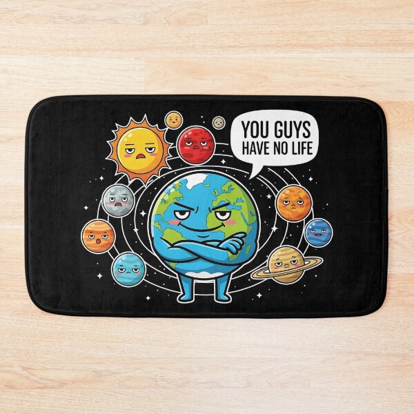 Item preview, Copy of Funny Solar System Funny Eclipse Cartoon – Lunar, Solar & Apocalypse Space Humor Shirt designed and sold by Uglyandcute.