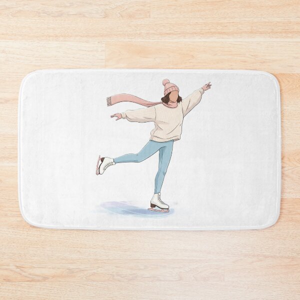 Item preview, Ice Skating Girl Aesthetic Shirt – Millennial Pastel Skater Design, Cozy Winter Vibes Tee, Retro Y2K Millennial Art Illustration designed and sold by Ditstyle.