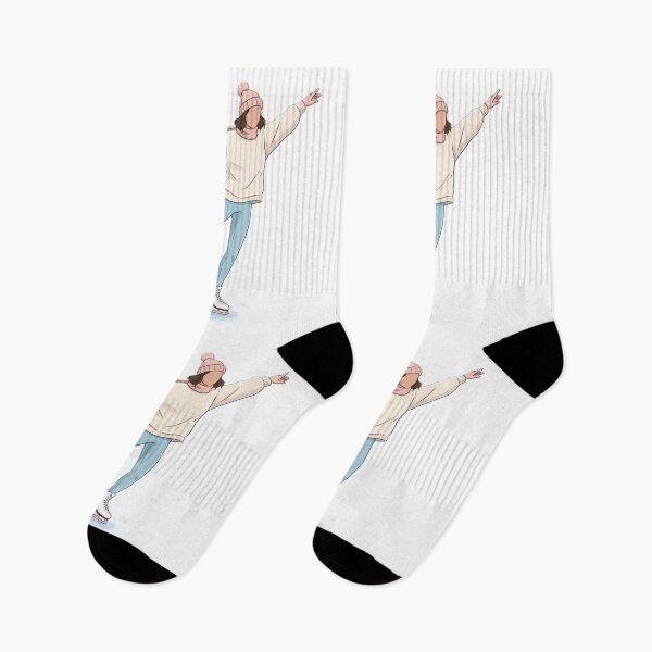 Item preview, Ice Skating Girl Aesthetic Shirt – Millennial Pastel Skater Design, Cozy Winter Vibes Tee, Retro Y2K Millennial Art Illustration designed and sold by Ditstyle.