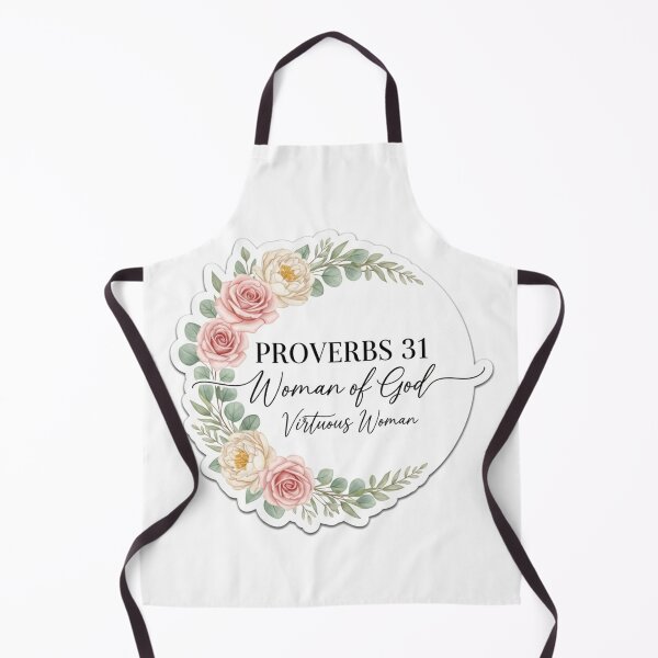 Item preview, Woman of God Christian Sticker – Virtuous Woman Proverbs 31 Floral Design designed and sold by Illustrated Faith.