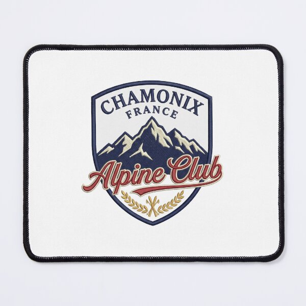Item preview, Chamonix Alpine Club Crest – French Mountain Heritage Emblem designed and sold by Maisonsucces.