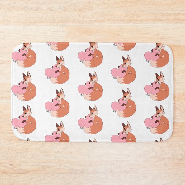Item preview, Red Fox with Pink Heart designed and sold by WCFreckles.
