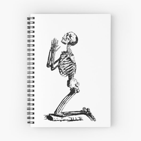 Item preview, Praying skeleton designed and sold by theartsclubshop.