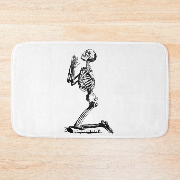 Item preview, Praying skeleton designed and sold by theartsclubshop.