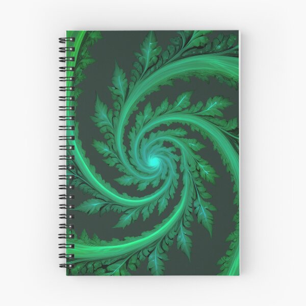 Item preview, Emerald Spiral Fern – Organic Fractal Nature Art designed and sold by M22--.