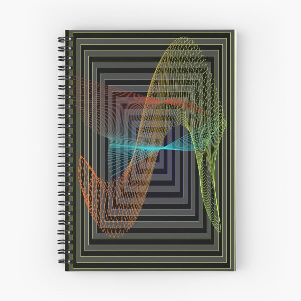 Item preview, Futuristic abstract wireframe transition of shapes and colors designed and sold by busurman.
