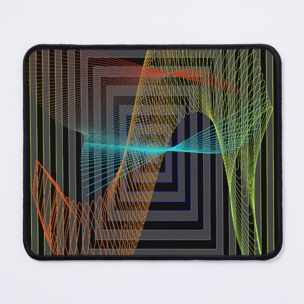 Item preview, Futuristic abstract wireframe transition of shapes and colors designed and sold by busurman.