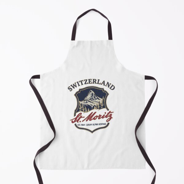 Item preview, St Moritz Switzerland – Luxury Alpine Heritage Crest designed and sold by Maisonsucces.