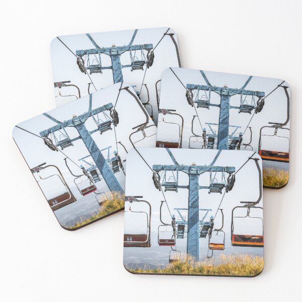 Item preview, Vintage Ski Lift – Retro Mountain Adventure designed and sold by LRPhotoart.