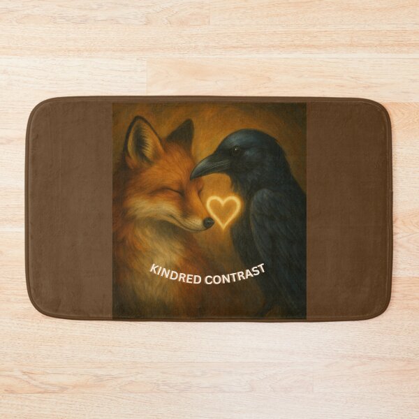 Item preview, Kindred Contrast – Fox & Raven Soul Bond designed and sold by GeoWild Designs.