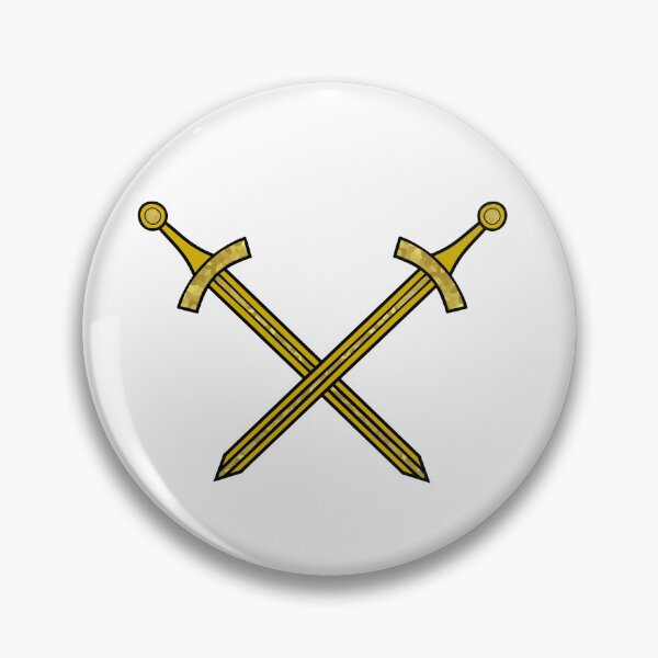 Item preview, Gold Medieval Knight Swords designed and sold by Sartoris Art.