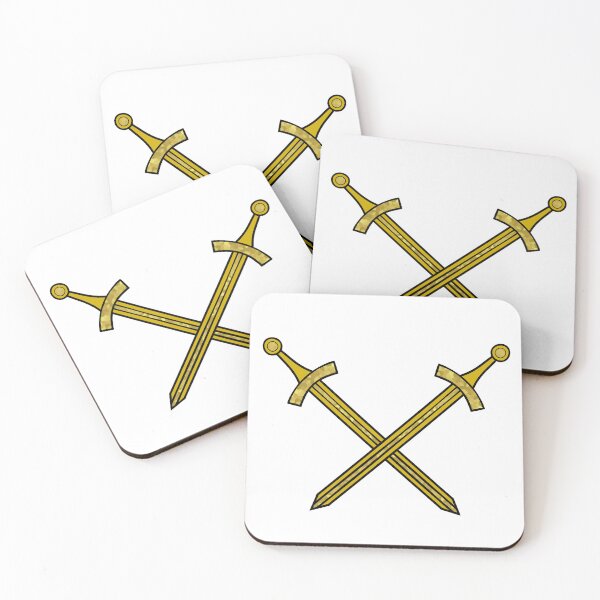 Item preview, Gold Medieval Knight Swords designed and sold by Sartoris Art.