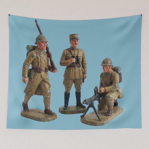 Item preview, Illustration of Lead Figurines of French Soldiers, 1935 designed and sold by Alan-David.