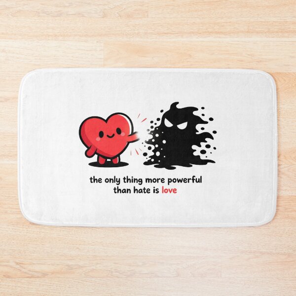 Item preview, Love Beats Hate Cute Heart Sticker Design designed and sold by MonkiFlipp.