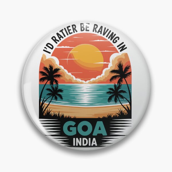 Item preview, Goa India Poster – RAVING IN GOA designed and sold by paulo silveira.