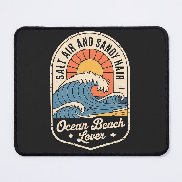 Item preview, Retro Beach Lover Gift - Vintage Nautical Badge designed and sold by EverydayThreadz.