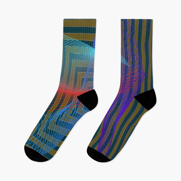 Item preview, Futuristic abstract wireframe transition of shapes and colors designed and sold by busurman.