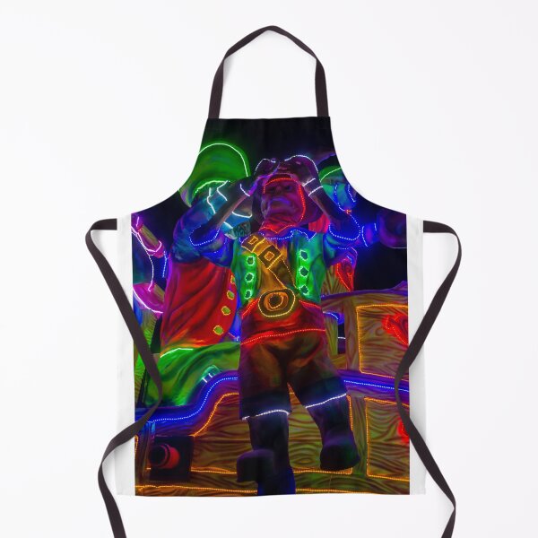 Item preview, Neon Parade Float With Colorful LED Lights At Carnival Night Festival Featuring Giant Costumed Puppets designed and sold by Nmallia.